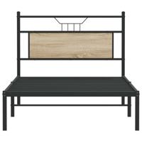 Bedframe zonder matras hout sonoma eikenkleurig 100x200 cm - thumbnail
