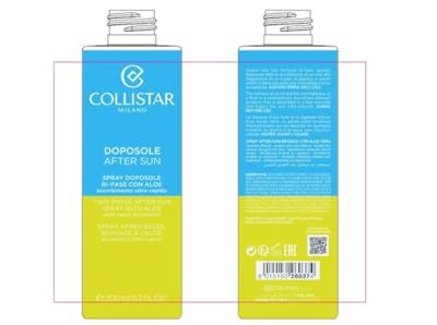 Collistar Two-Phase After Sun Spray With Aloe 200 ml Aftersun Collistar Two-Phase After Sun Spray With Aloe 200 ml Aftersun