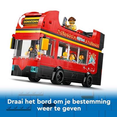 LEGO® CITY 60407 Toeristische rode dubbeldekker