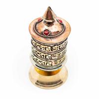 Gebedsmolen "Om Mani Padme Hum" Tafelmodel - thumbnail