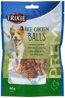 Trixie Kip en Rijst ballen 80 gram - thumbnail