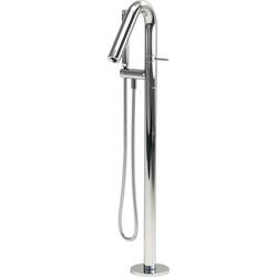 Clou Xo Vrijstaande Badmengkraan Type 8 Met Handdouche Chroom