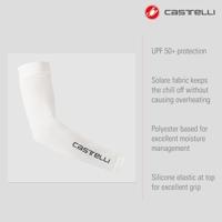 Castelli UPF 50 + Light arm 2 sleeves wit uniesex M - thumbnail