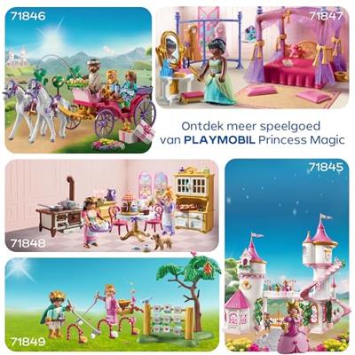 PLAYMOBIL Princess Magic koetsrit met prins en prinses 71846 - thumbnail
