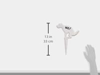 Hondenbordje wit no / Esschert Design - thumbnail