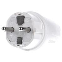 Schneider Electric 125462 Stekker met randaarde Rubber Wit - thumbnail