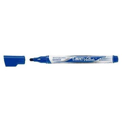 Whiteboardmarker Bic Velleda liquid rond medium blauw | 12 stuks