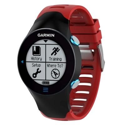 Smart Watch silicone polsband horlogeband voor Garmin Forerunner 610 (rood)