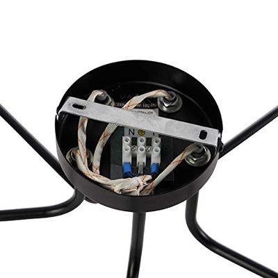 QAZQA Design plafondlamp zwart 5-lichts - Facile QAZQA Design plafondlamp zwart 5-lichts - Facile