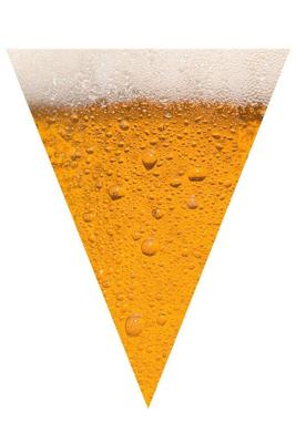 Vlaggenlijn Bier 6 meter, 15 vlaggen