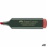 Markering Faber-Castell TEXTLINER 48 Rood (10 Stuks) - thumbnail