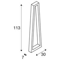 SLV Moderne padverlichtingBookat - 1005441 - thumbnail