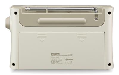 Sangean PR-D4BT Radio VHF (FM), Middengolf, AM, FM Bluetooth Wekfunctie Donkerblauw