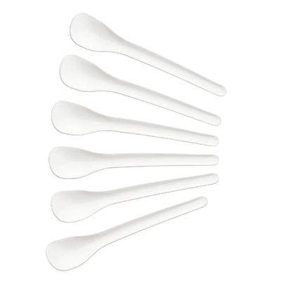 Fackelmann eierlepels 14 cm 6 stuks wit