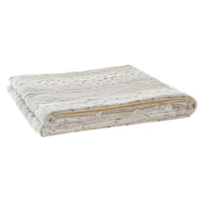 Deken DKD Home Decor Wit Beige Dier Berg Wild 150 x 200 x 2 cm 130 x 170 x 2 cm
