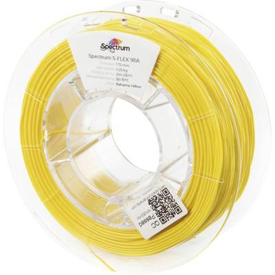 Spectrum Filaments 80524 S-Flex 98A Filament Flexibel filament Flexibel, Chemisch bestendig, Niet-trekkend 1.75 mm 250 g Bahama Yellow, Geel 1 stuk(s)
