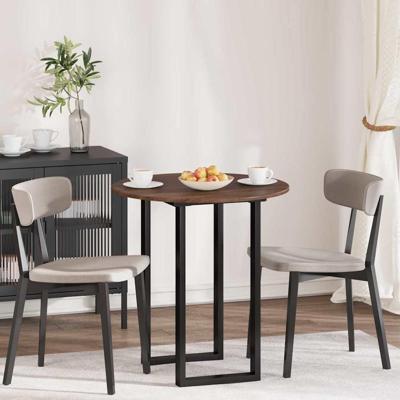 Tafelblad bruin eikenkleur 70 x 70 x 1.5 cm Bewerkt hout Tafelblad bruin eikenkleur 70 x 70 x 1.5 cm Bewerkt hout