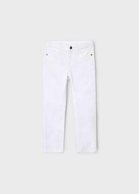 Mayoral Zomer broek slim fit jongens - wit