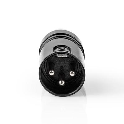 Nedis COTP15931BK Xlr Adapter Xlr 3-pin Male - Rca Male 1 Piece Metal