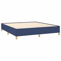 Boxspringframe stof blauw 160x200 cm - thumbnail