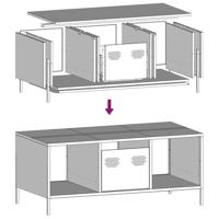 Salontafel 101,5x50x43,5 cm koudgewalst staal mosterdgeel - thumbnail