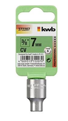kwb 372207 Dopsleutelinzetstuk 7 mm 3/8