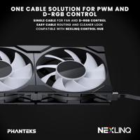 Phanteks PH-F120M25_G2_DBK01 PC-ventilator Zwart (b x h x d) 120 x 25 x 120 mm - thumbnail