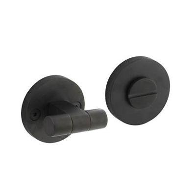 Intersteel WC-sluiting Shiraat eenzijdig verdekt bediening links - PVD zwart