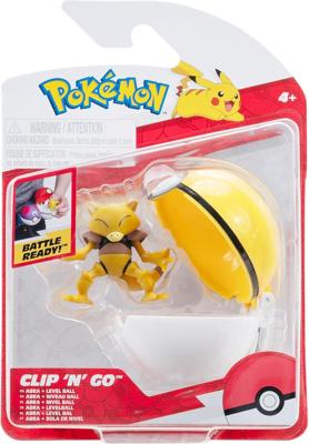 Pokemon Figure - Abra + Level Ball (Clip 'n' Go)