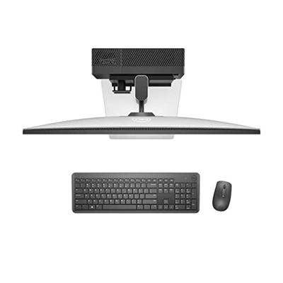 Dell Compact Form Factor All-in-One Stand DELL-CFS22 Montagehouder 100 x 100 mm VESA-standaard, Staand Zilver Belastbaar tot: 5.8 kg