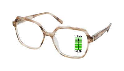 Leesbril Vista Bonita Mira Multifocaal-Maple-+0.75-+1.50