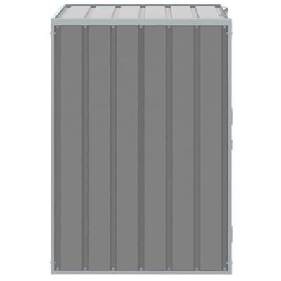 Containerberging voor 1 container 72x81x115 cm staal grijs - thumbnail