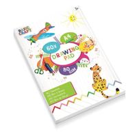 Basic Craft A4 Schetsblok 80 grams 60 Bladen - thumbnail