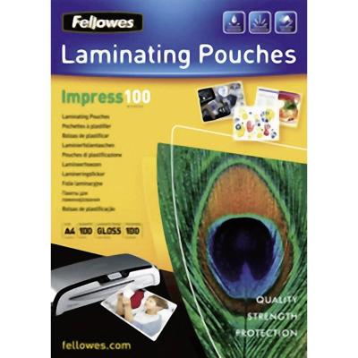 Fellowes lamineerhoes Impress100 ft A4, 200 micron (2 x 100 micron), pak van 100 stuks