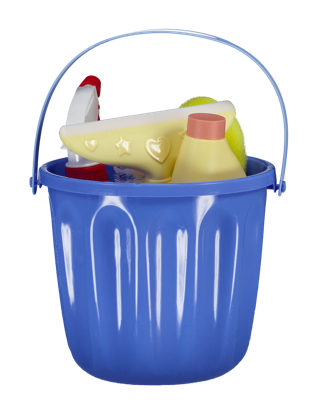 Speelgoed schoonmaakset - Blauw
