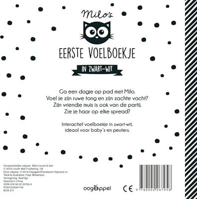 Milo's eerste voelboekje in zwart-wit