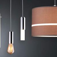 Paulmann Basic Pendel 230V-railsysteem lamp Universeel E27 20 W LED Wit, Chroom - thumbnail