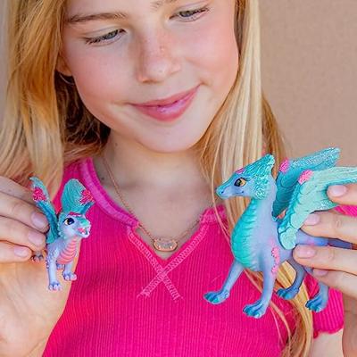 Schleich Bayala - Bloemendrakenmama en baby speelfiguur - thumbnail