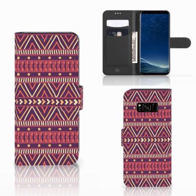 Samsung Galaxy S8 | Telefoon Hoesje | Aztec Paars Samsung Galaxy S8 | Telefoon Hoesje | Aztec Paars