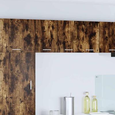 Hangkast Riga 2 pcs Gerookte Eik en Wit 30 x 31 x 40 cm Hangkast Riga 2 pcs Gerookte Eik en Wit 30 x 31 x 40 cm