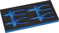 Knipex Gereedschapsmodule | lege inleg 1/3-module | 4000 871 293, 4-delig | 1 stuk - F5030462 F5030462 - thumbnail