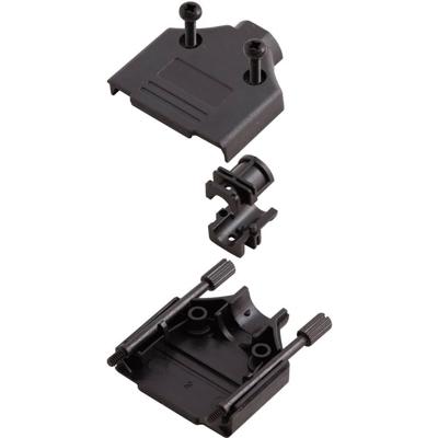 MH Connectors MHDTPPK-15-BK-K 6560-0108-02 D-sub behuizing Aantal polen: 15 Kunststof 180 ° Zwart 1 stuk(s)