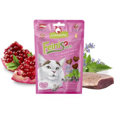 GRANATAPET FeiniSnack Duck and catnip - Kattensnoepje - 50g