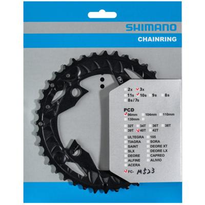 Shimano | kettingblad | 40t voor fc-mt500 / fc-m523 - zwart