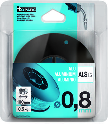 Gys Draadbobijn 100x0,8mm, 5kg, ALSI 5 - 5193086685 5193086685