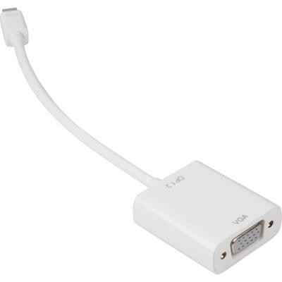Sharkoon adapter mini displayport --> vga, 15cm (wit)