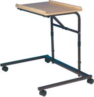 Stoelleestafel | Verrijdbaar | Met opstaande rand | Tafelblad: L 60 x B 40 cm | Verstelbaar | PR60195 - thumbnail