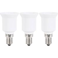 Renkforce Lampfitting-adapter E14 naar E27 97029c81h Set van 3 stuks 97029c81h 230 V 75 W - thumbnail