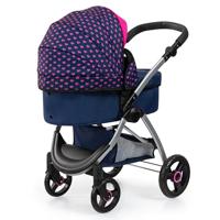 Bayer Design Poppenwagen City Max met tas (Blauw) - thumbnail