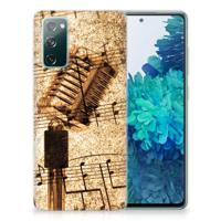 Samsung Galaxy S20 FE | Siliconen hoesje | met foto Bladmuziek - thumbnail